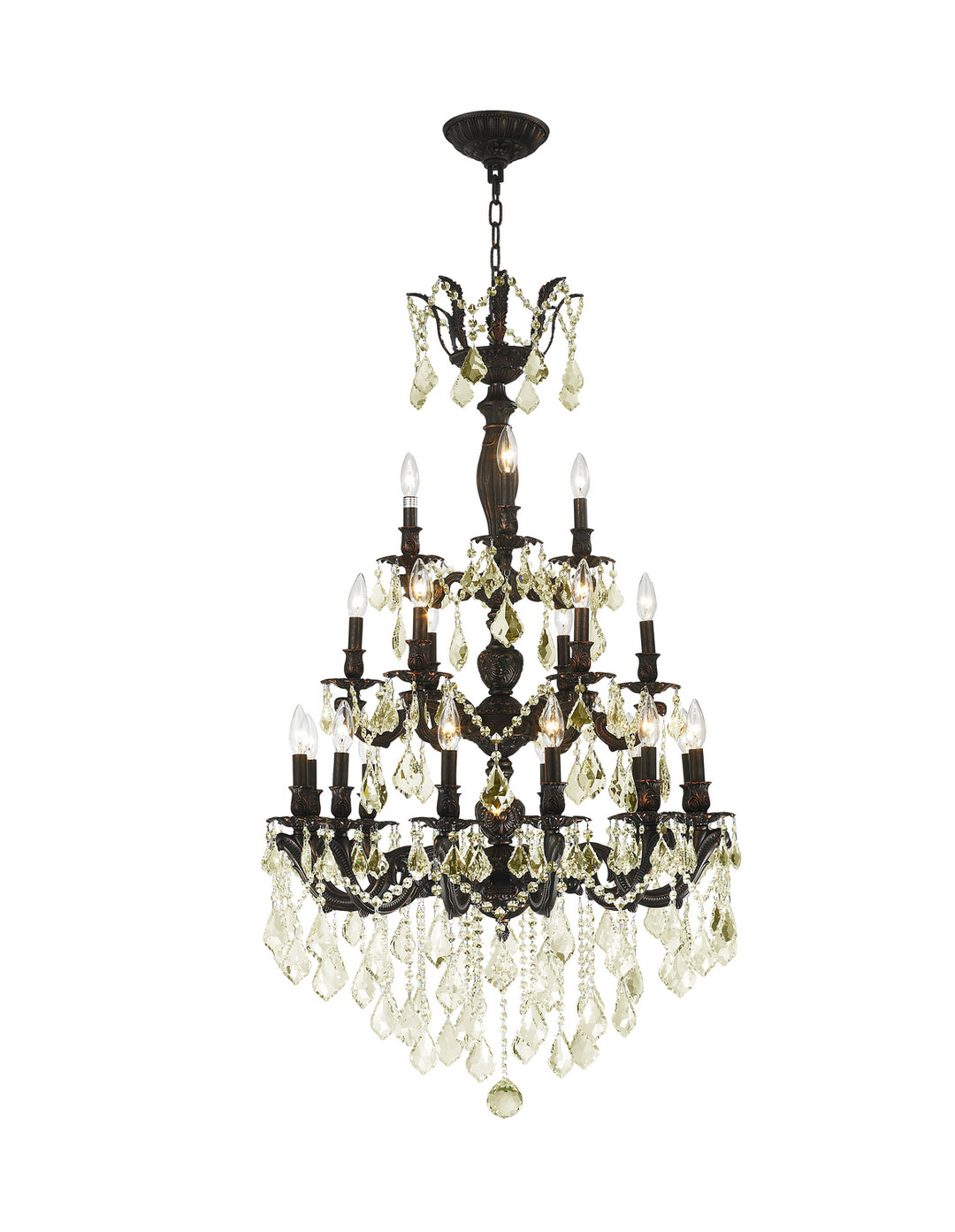Worldwide Versailles W83327F29-GT Chandelier Light - Flemish Brass
