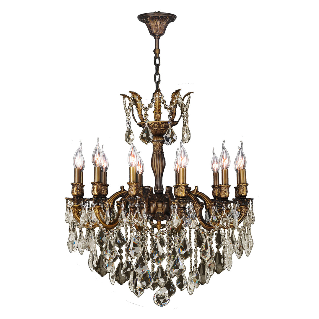 Worldwide Versailles W83341B27-GT Chandelier Light - Antique Bronze