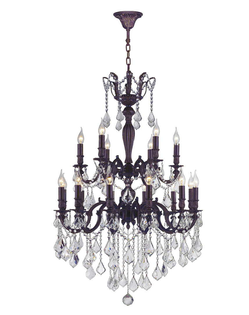 Worldwide Versailles W83351F30 Chandelier Light - Dark Bronze