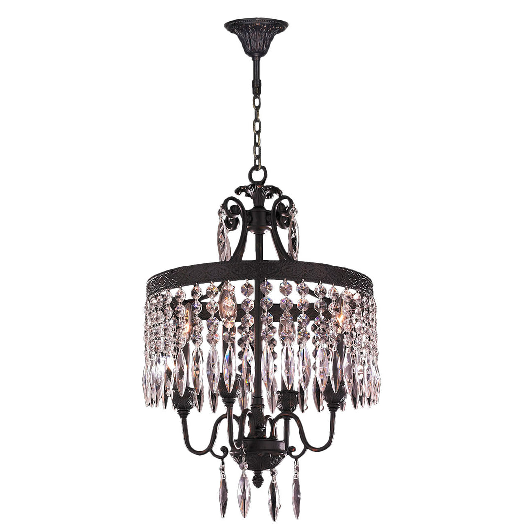Worldwide Enfield W83358F16-CL Chandelier Light - Dark Bronze