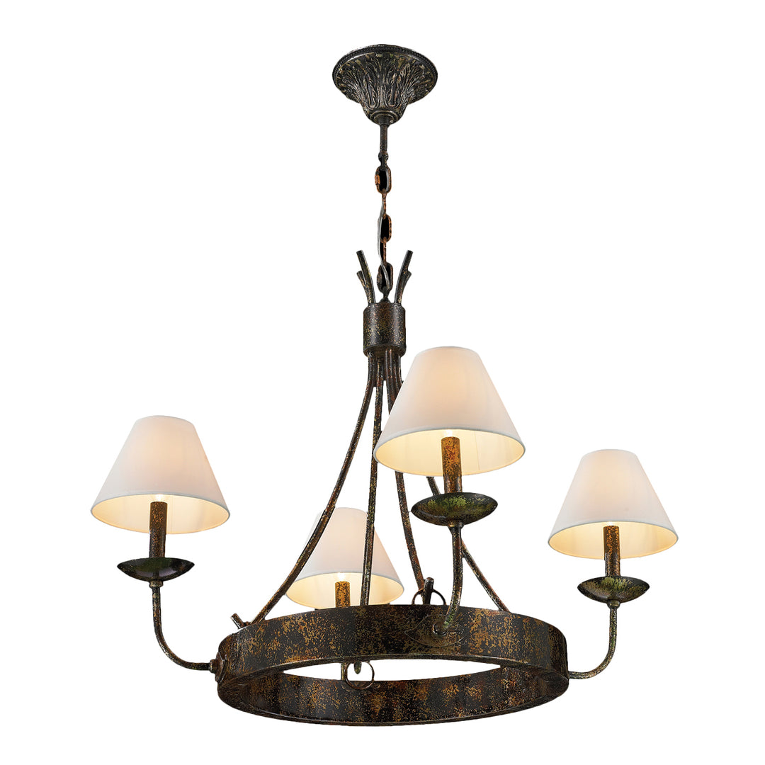 Worldwide Andorra W83377B31 Chandelier Light - Antique Bronze