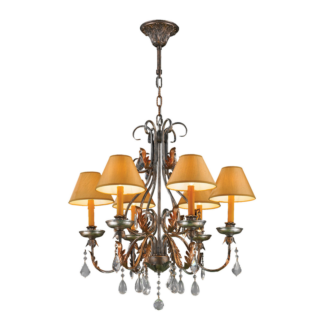 Worldwide Milan W83385B28 Chandelier Light - Antique Bronze