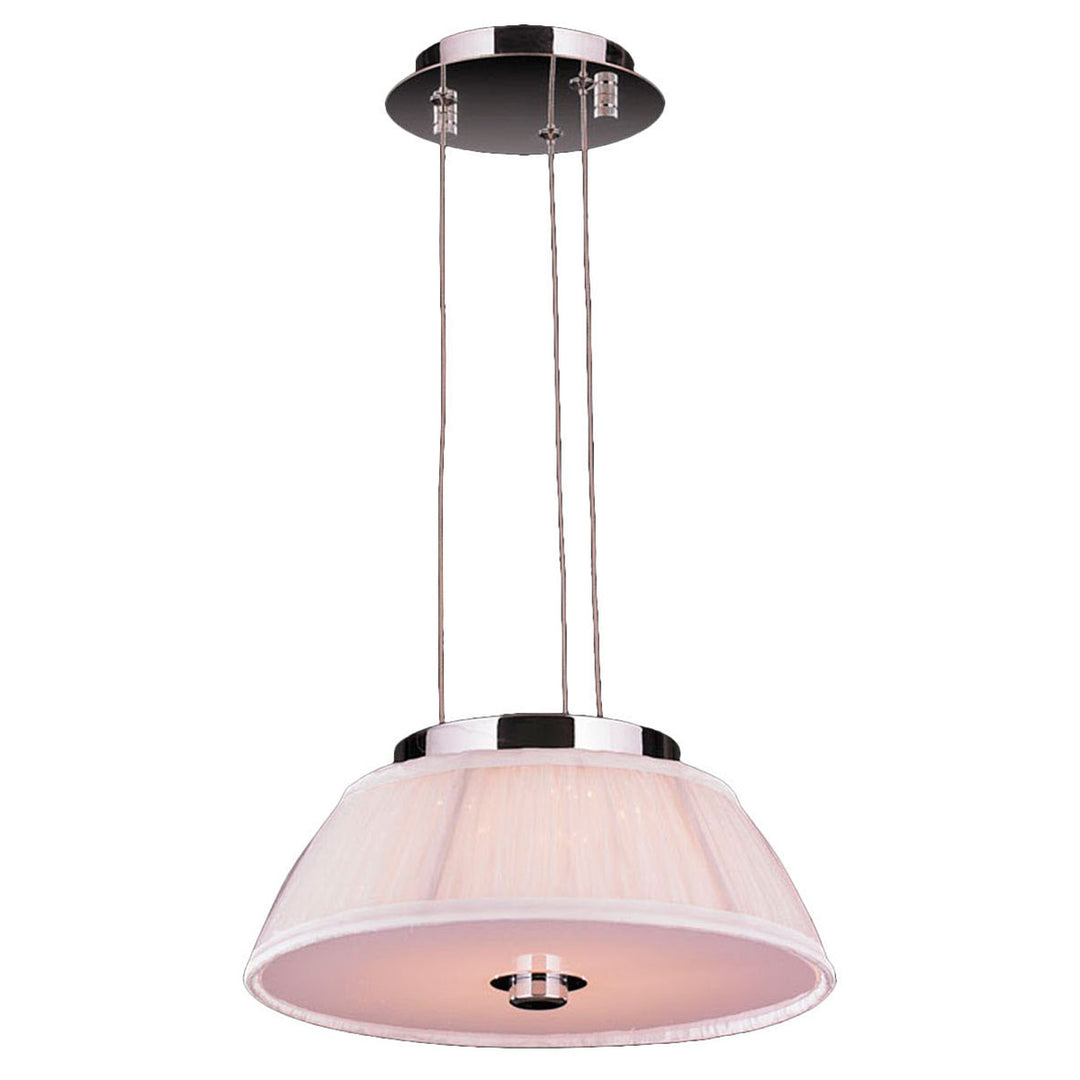 Worldwide Alice W83953C12-WH Pendant Light - Polished Chrome