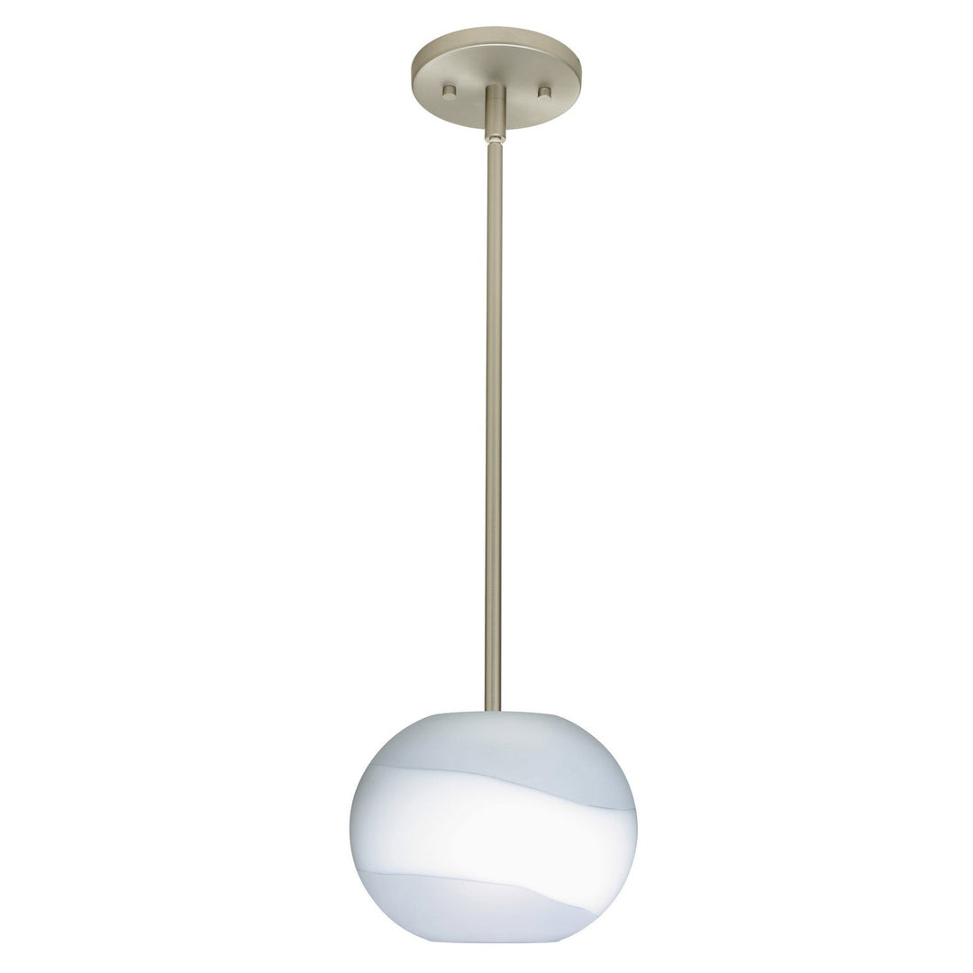 Besa Luna 1TT-477699-LED-SN Pendant Light - Satin Nickel