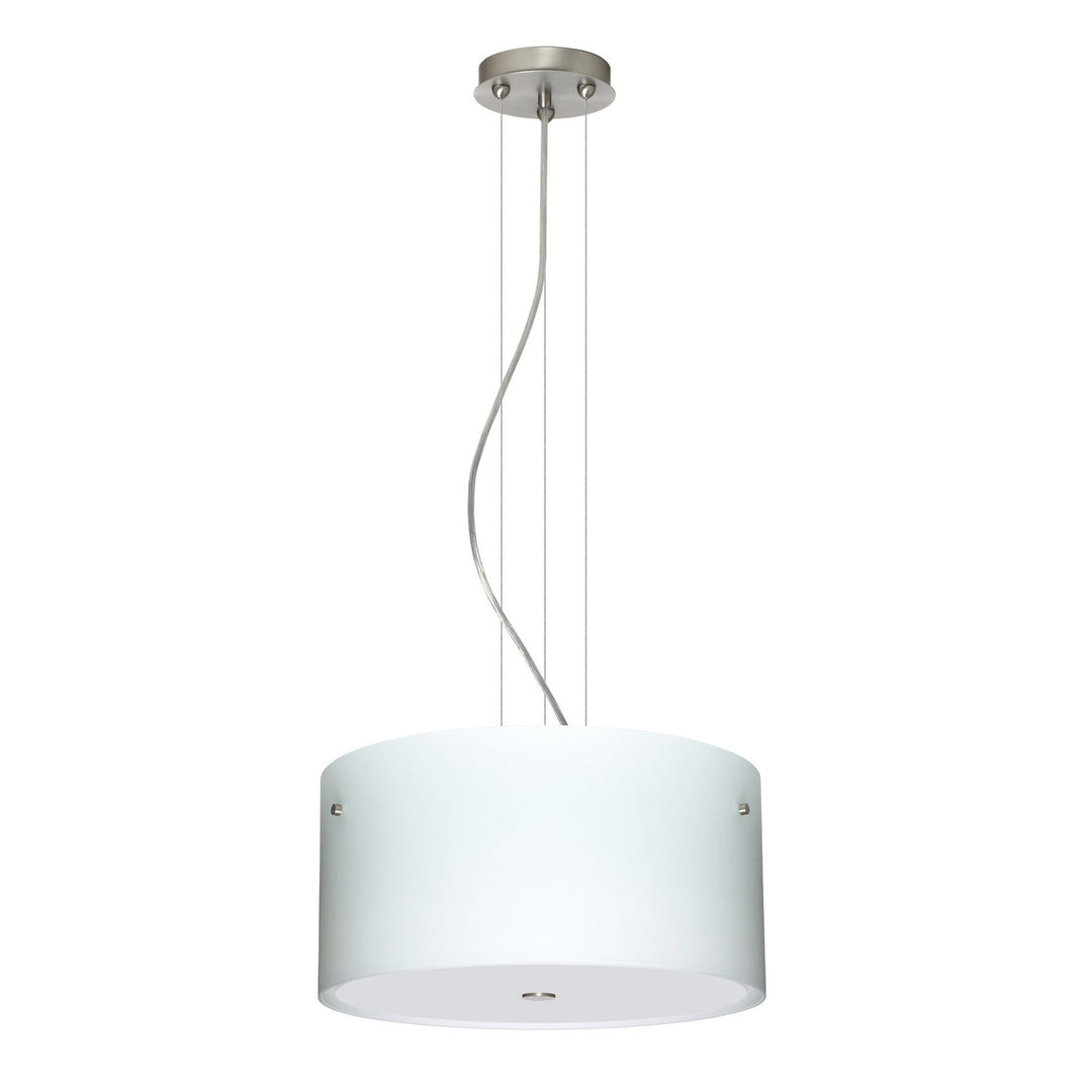 Besa Tamburo 1KV-400807-LED-SN Pendant Light - Satin Nickel