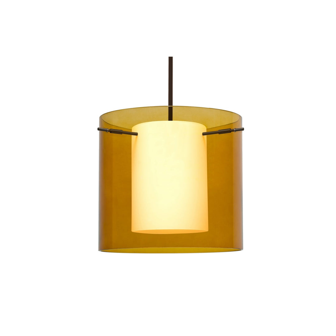 Besa Pahu 1TT-G18407-LED-BR Pendant Light - Bronze