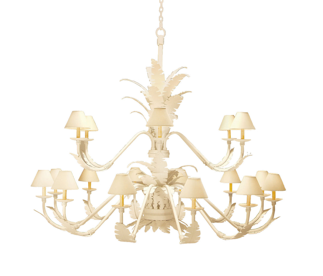 2nd Avenue Tiki 01.0743.72.2TR Chandelier Light - Tuscan Ivory