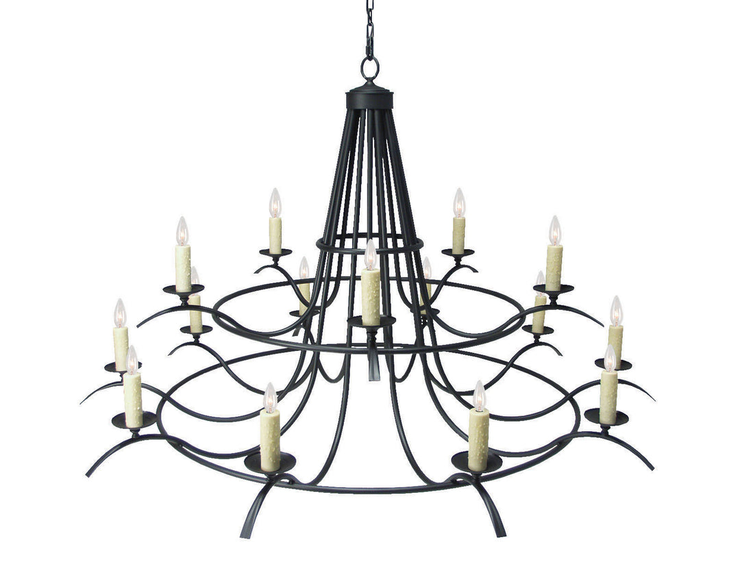 2nd Avenue Octavia 01.0770.78.2TR Chandelier Light - Blackwash