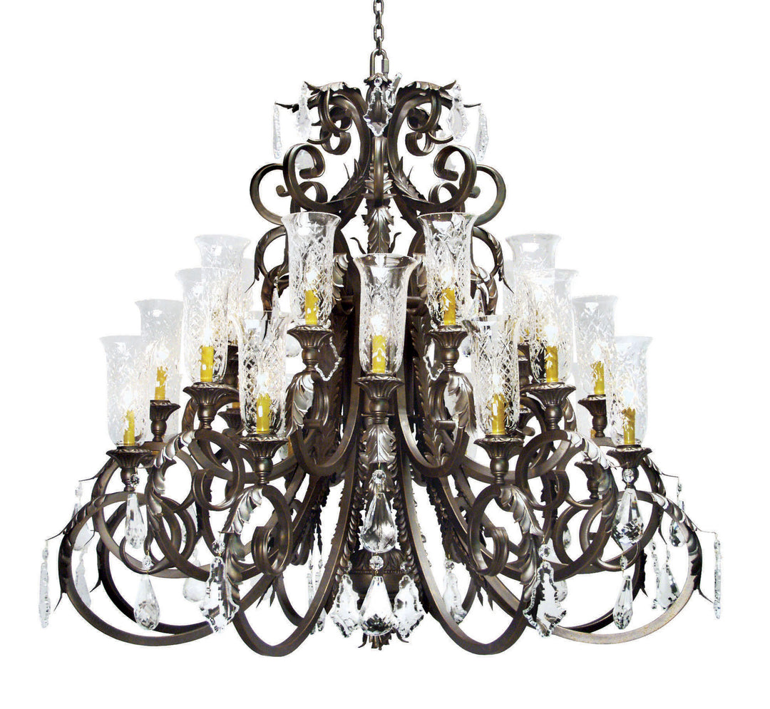 2nd Avenue Serratina 01.0810.54.HC.CX Chandelier Light - Gilded Tobacco