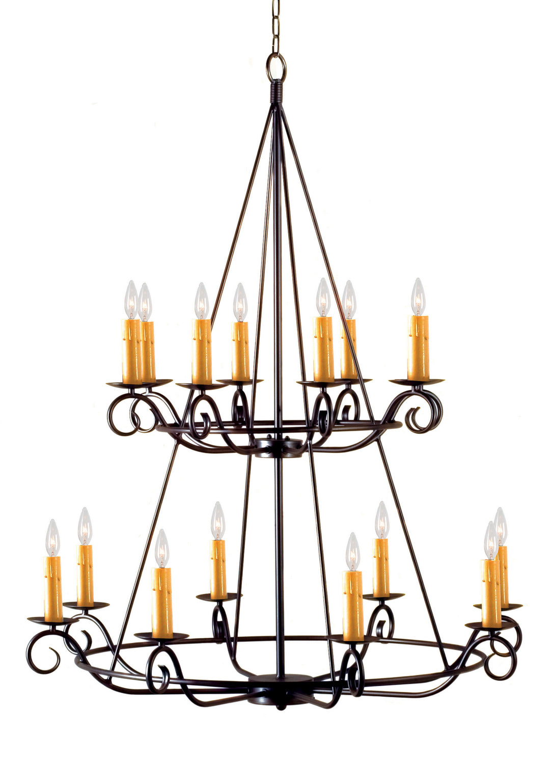 2nd Avenue Estrella 01.0823.45 Chandelier Light - Blackened Pewter