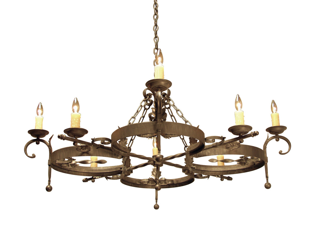 2nd Avenue Andorra 01.0839.42 Chandelier Light - Gilded Tobacco