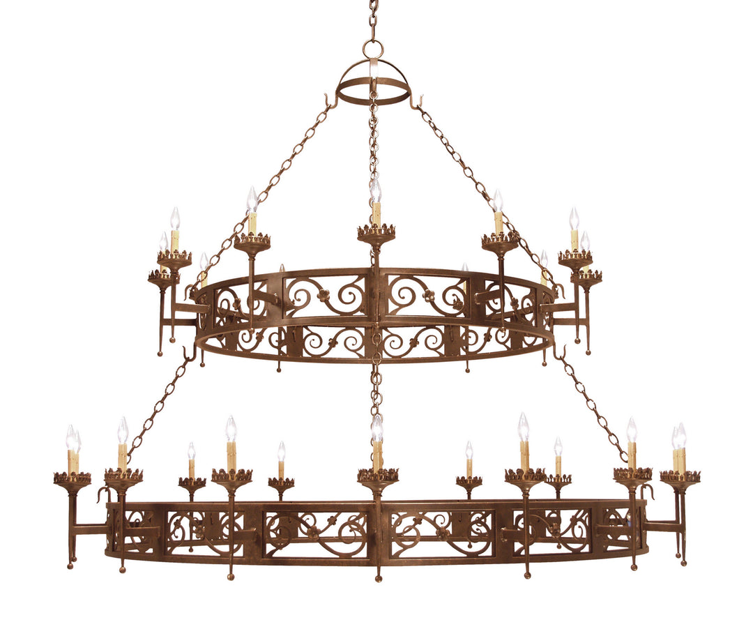 2nd Avenue Majella 01.0844.84 Chandelier Light - Gilded Tobacco