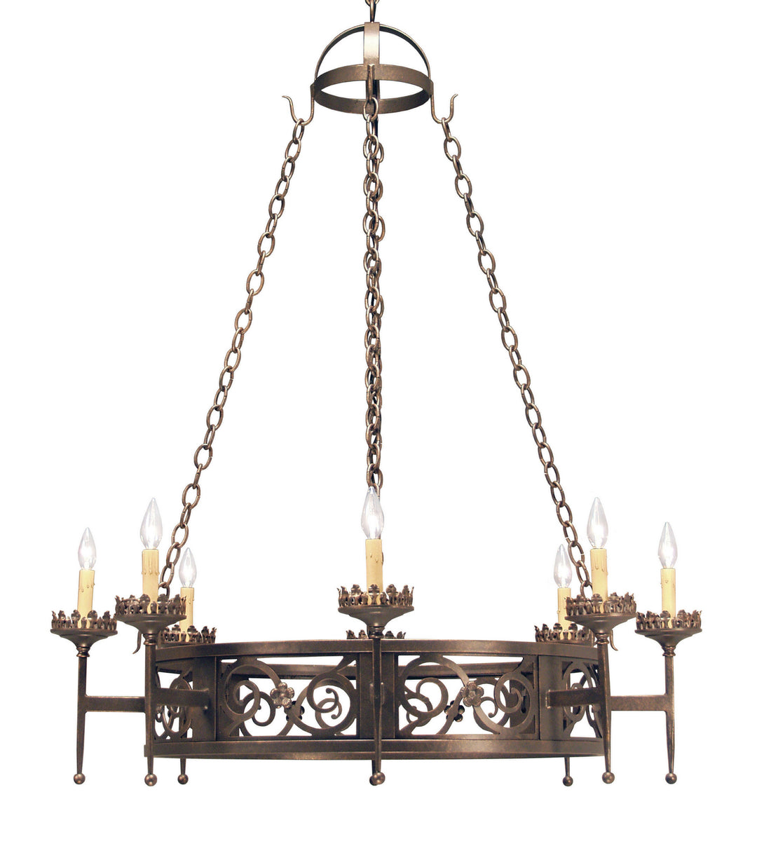 2nd Avenue Majella 01.0845.42 Chandelier Light - Gilded Tobacco