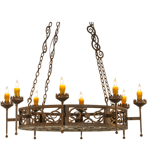 2nd Avenue Majella 01.0845.48.54H Chandelier Light - Gilded Tobacco