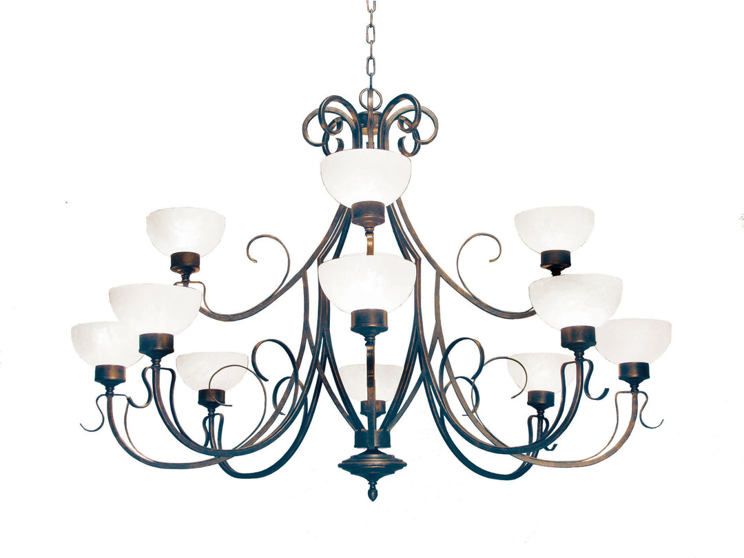 2nd Avenue Mirasol 01.0875.60 Chandelier Light - Gilded Tobacco