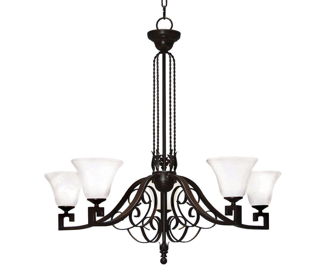 2nd Avenue Suri 01.0885.36 Chandelier Light - Rustic Iron