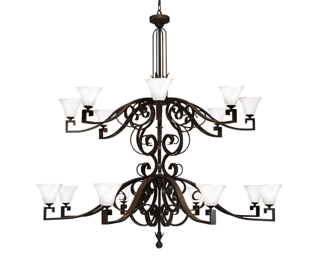 2nd Avenue Noah 01.0885.72 Chandelier Light - Rustic Iron