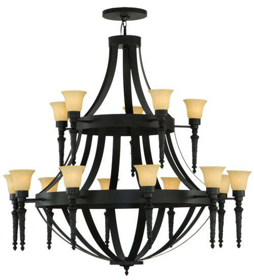 2nd Avenue Pontoise 01.0917.60 Chandelier Light - Blackwash