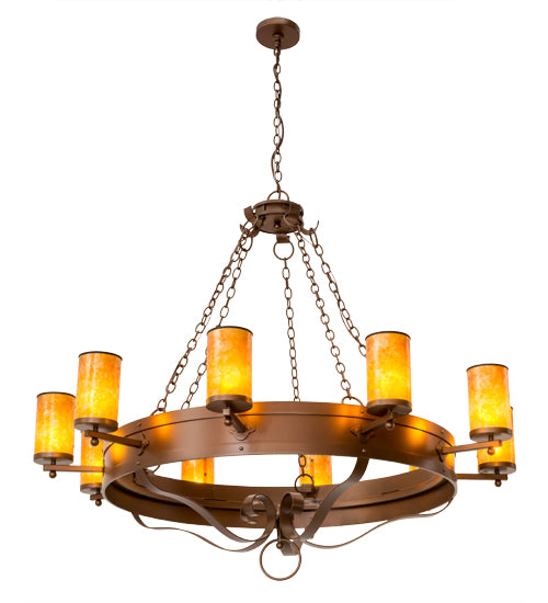 2nd Avenue Parnella 01.0926.60.3CMAHB.MICA Chandelier Light - Mahogany Bronze