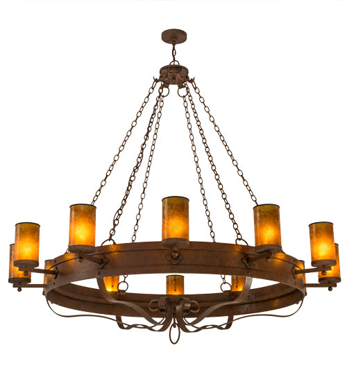 2nd Avenue Parnella 01.0926.72.MICA Chandelier Light - Rusty Nail