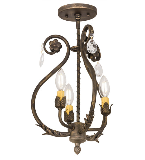 2nd Avenue Antonia 01.0986.12.X.ANBRMT Chandelier Light - Antique Brass Matte