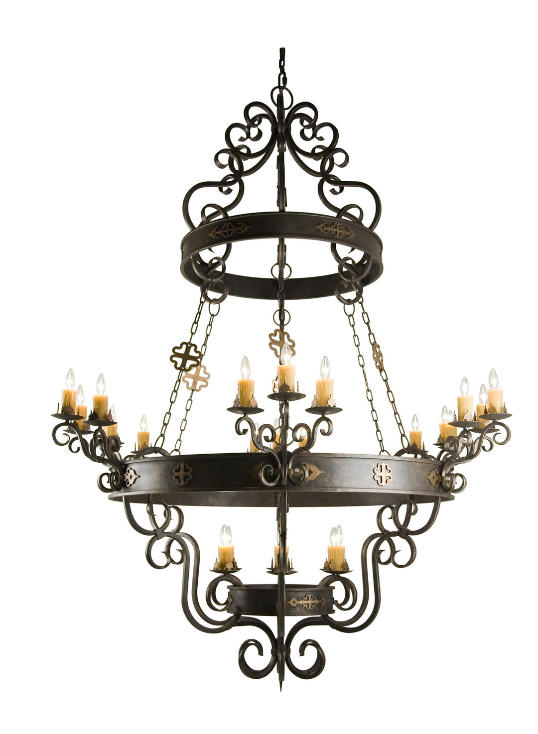 2nd Avenue Santino 01.0989.72 Chandelier Light - Gilded Tobacco / Gold