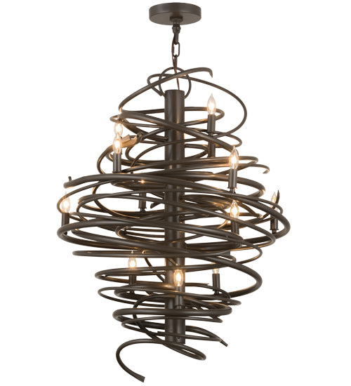 2nd Avenue Cyclone 01.0995.28.38H Chandelier Light - Timeless Bronze