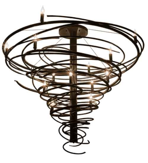 2nd Avenue Cyclone 01.0995.48.CONE Chandelier Light - Timeless Bronze