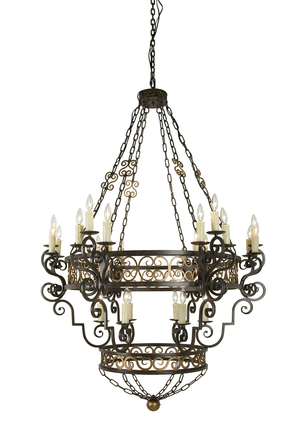 2nd Avenue Isabo 01.0998.48 Chandelier Light - Cajun Spice