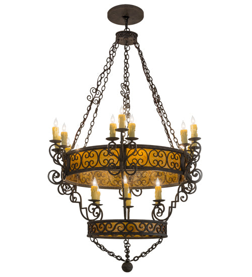 2nd Avenue Isabo 01.0998.48.MICA Chandelier Light - Antiquity