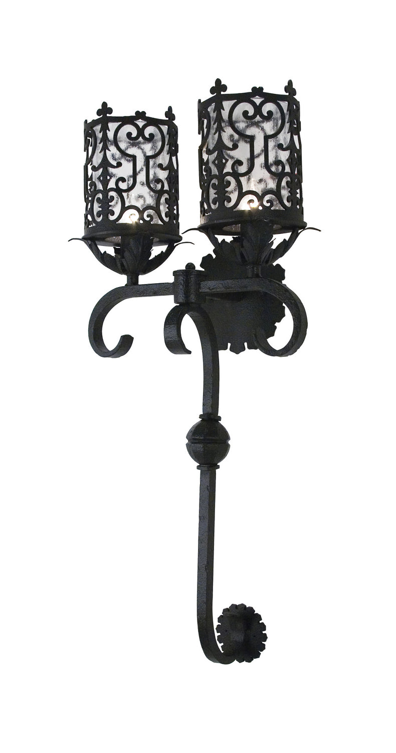 2nd Avenue Oskar 04.1366.2 Wall Sconce Light - Blackwash