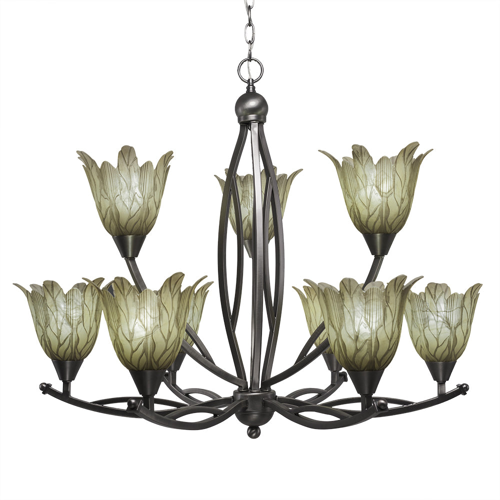 Toltec Bow 279-bn-1025 Chandelier Light - Brushed Nickel