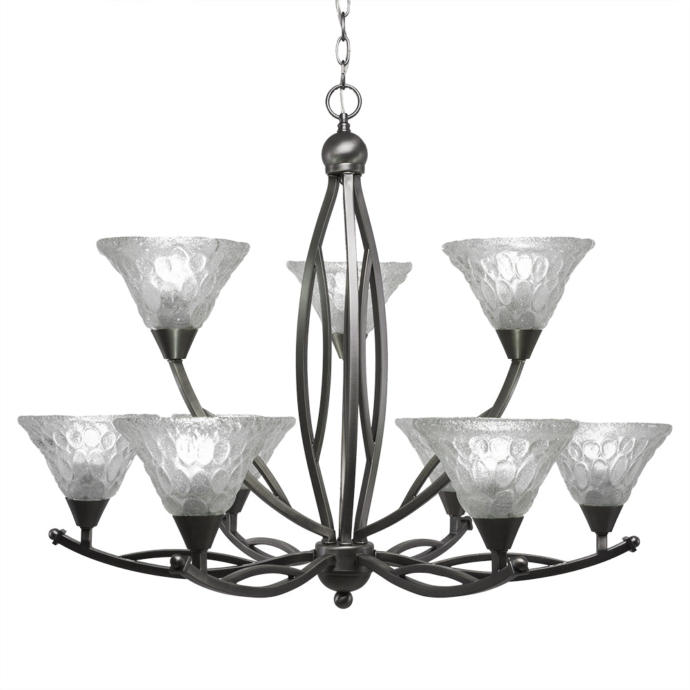 Toltec Bow 279-bn-451 Chandelier Light - Brushed Nickel