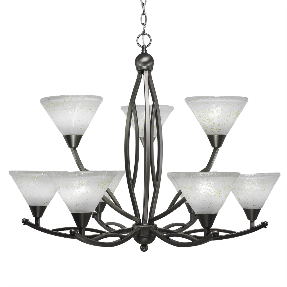 Toltec Bow 279-bn-7145 Chandelier Light - Brushed Nickel