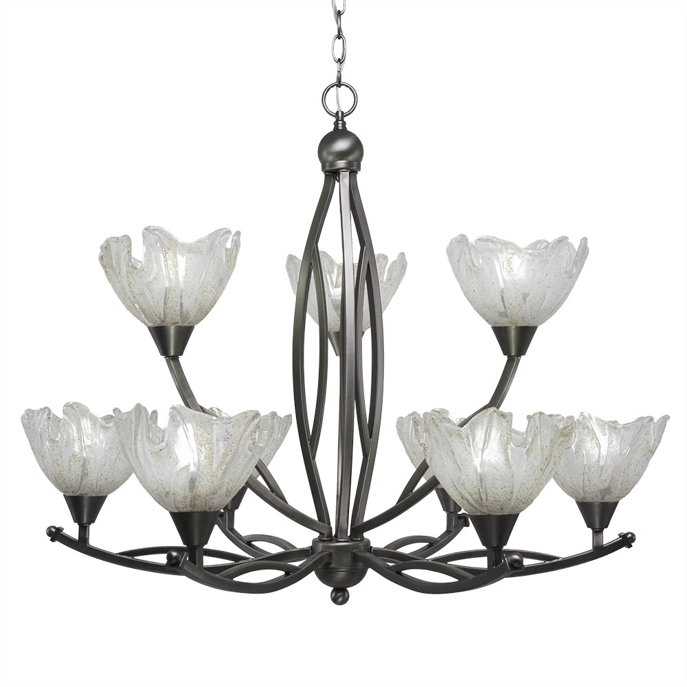 Toltec Bow 279-bn-759 Chandelier Light - Brushed Nickel