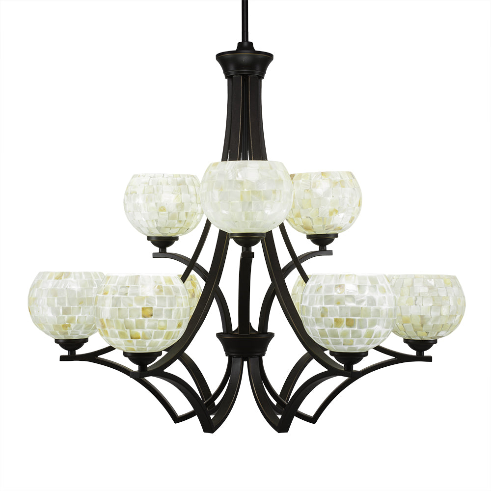 Toltec Zilo 569-dg-405 Chandelier Light - Dark Granite