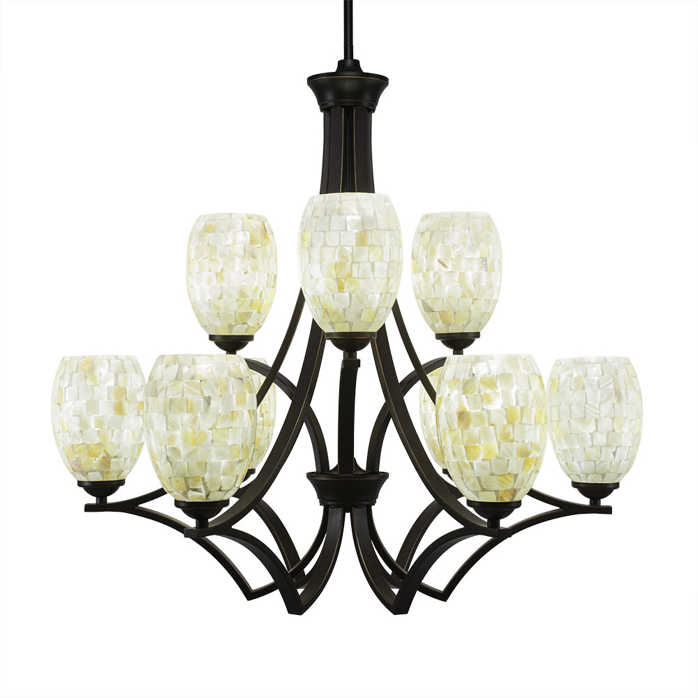 Toltec Zilo 569-dg-406 Chandelier Light - Dark Granite