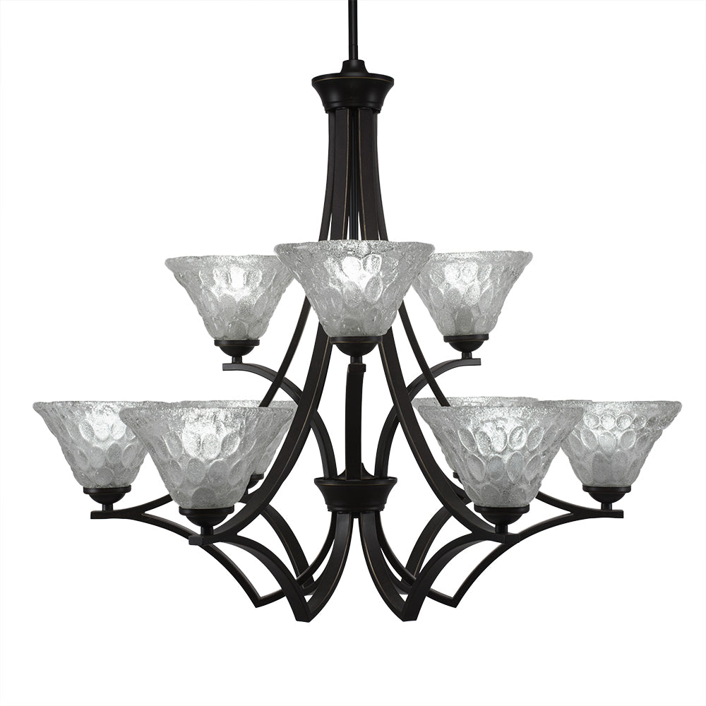 Toltec Zilo 569-dg-451 Chandelier Light - Dark Granite