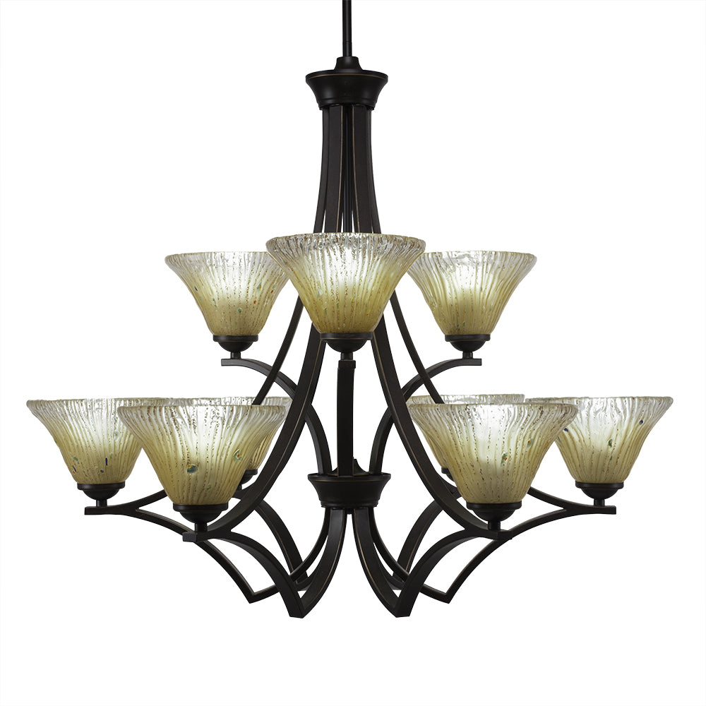 Toltec Zilo 569-dg-750 Chandelier Light - Dark Granite