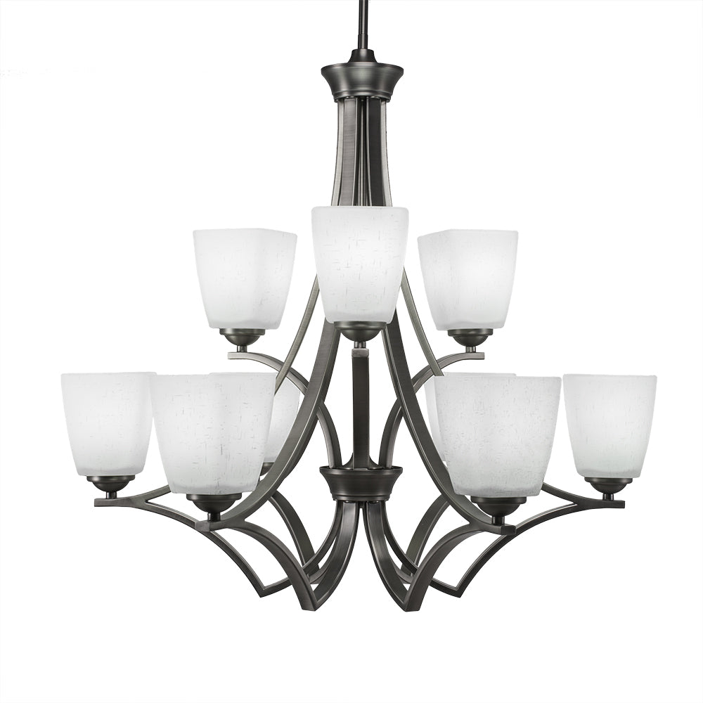 Toltec Zilo 569-gp-460 Chandelier Light - Graphite