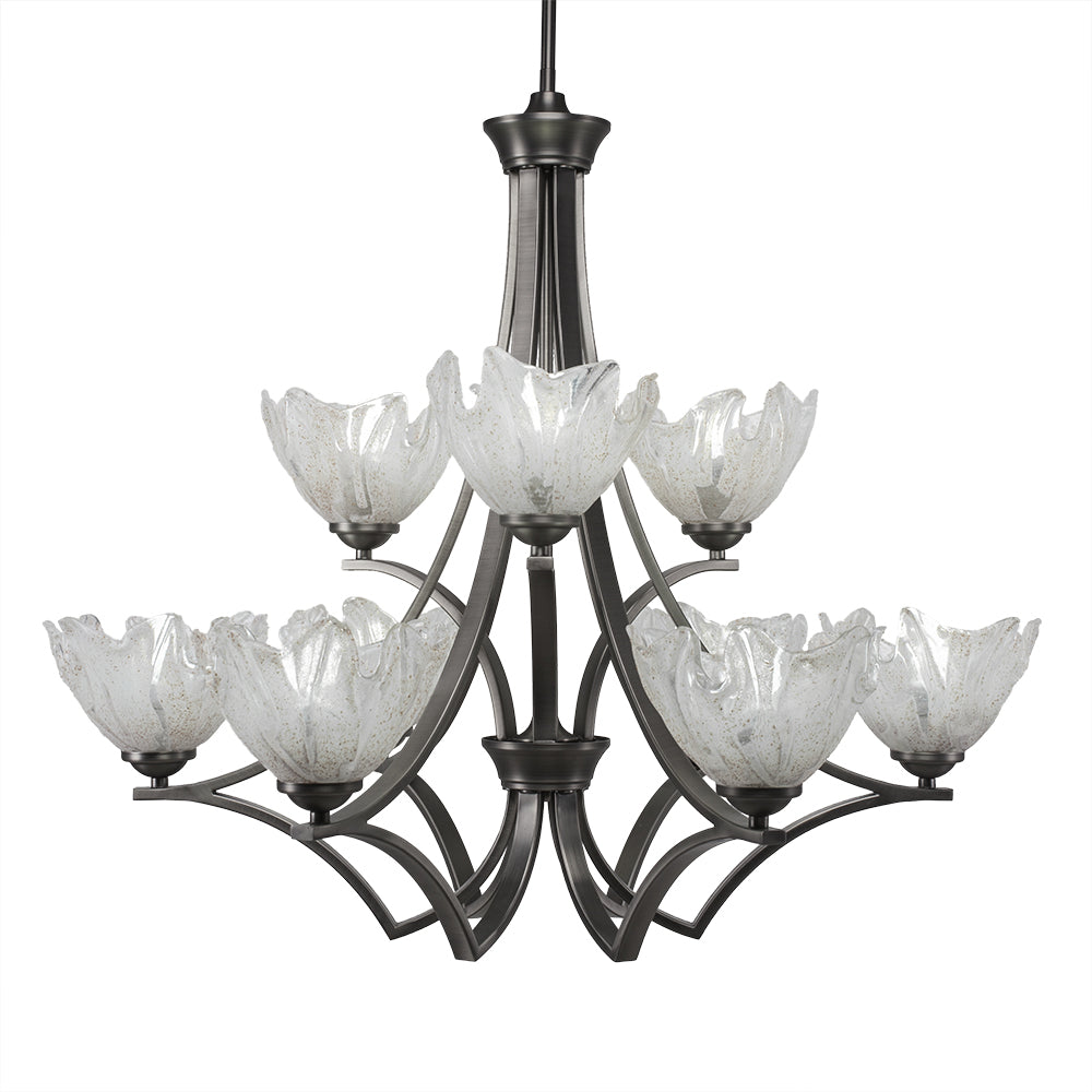 Toltec Zilo 569-gp-759 Chandelier Light - Graphite