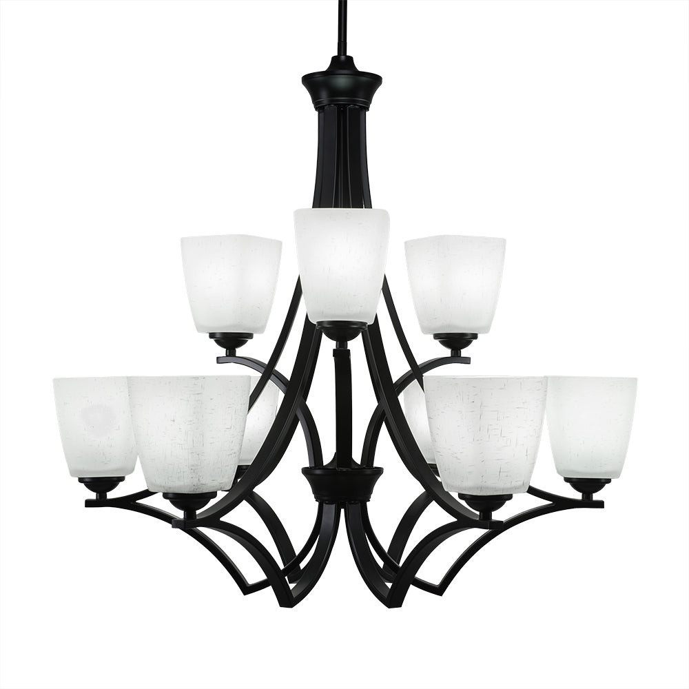 Toltec Zilo 569-mb-460 Chandelier Light - Matte Black