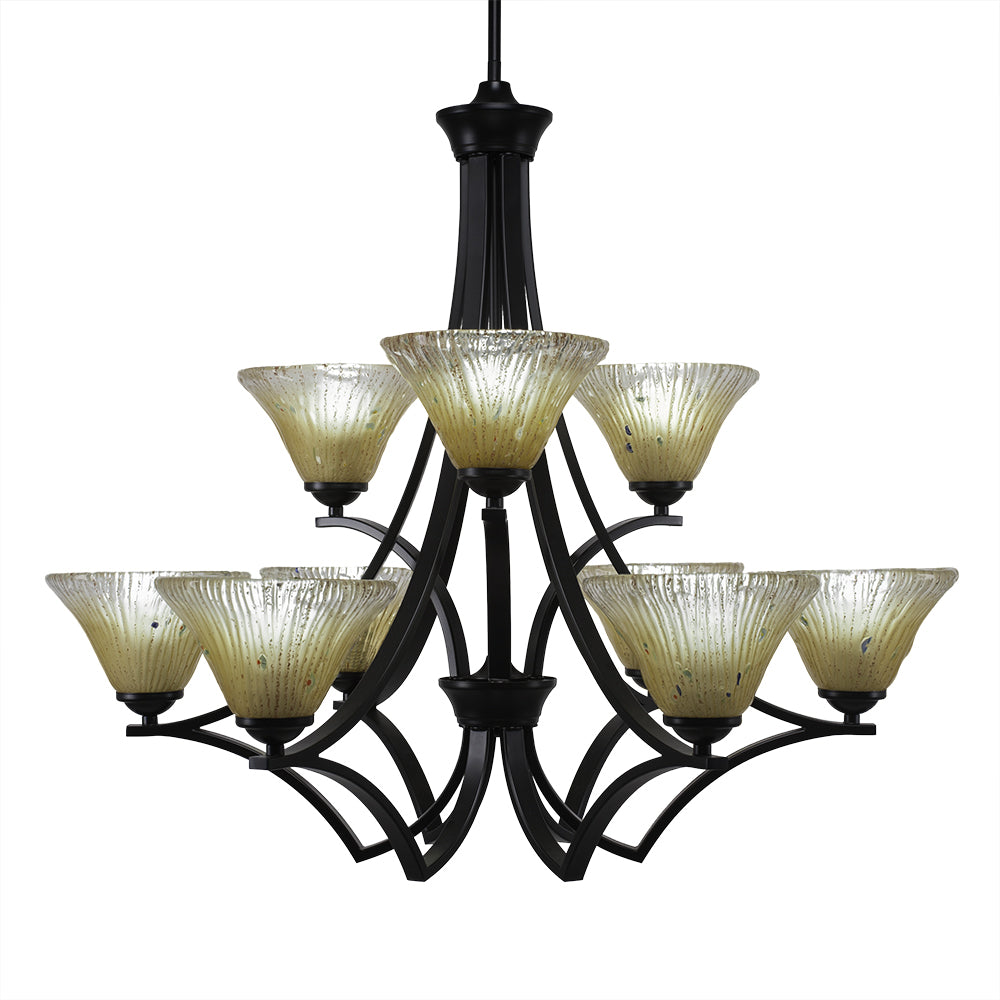 Toltec Zilo 569-mb-750 Chandelier Light - Matte Black