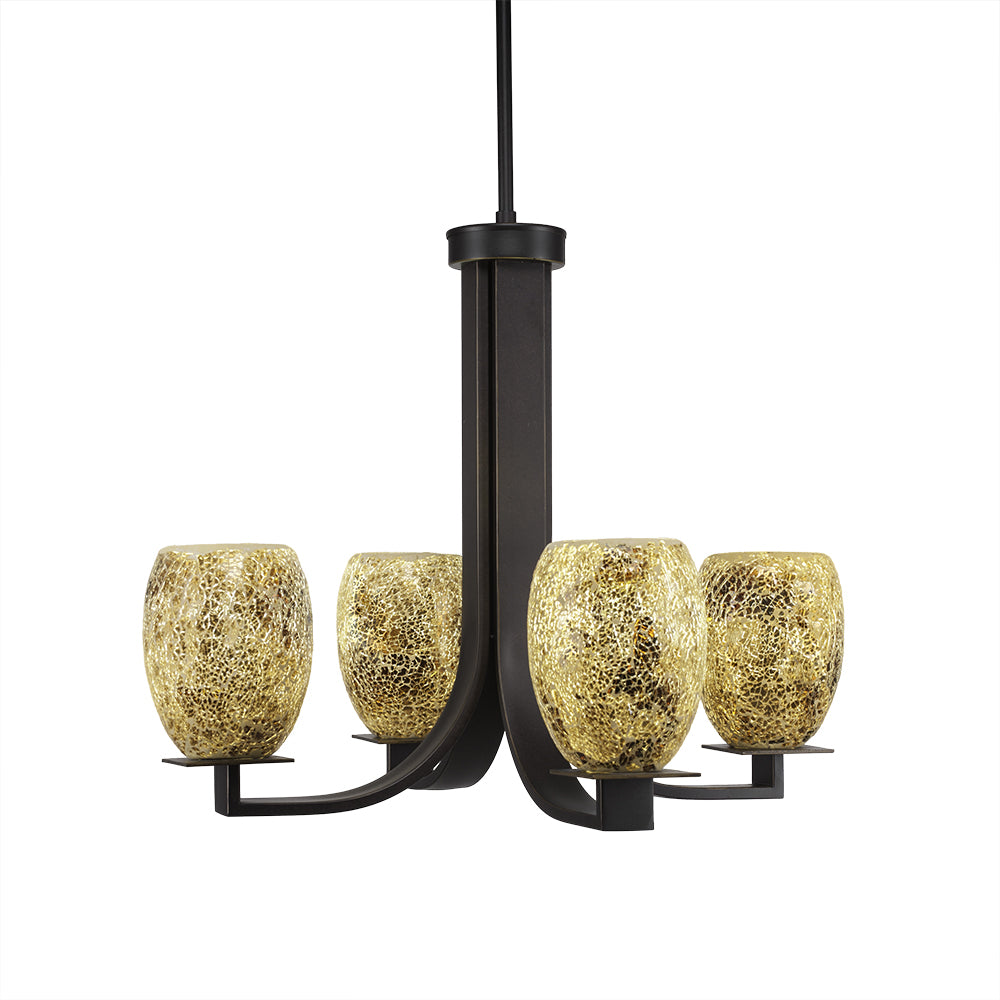 Toltec Apollo 574-dg-4175 Chandelier Light - Dark Granite