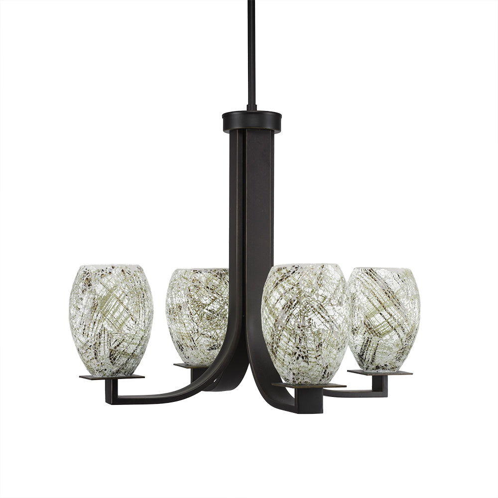 Toltec Apollo 574-dg-5054 Chandelier Light - Dark Granite
