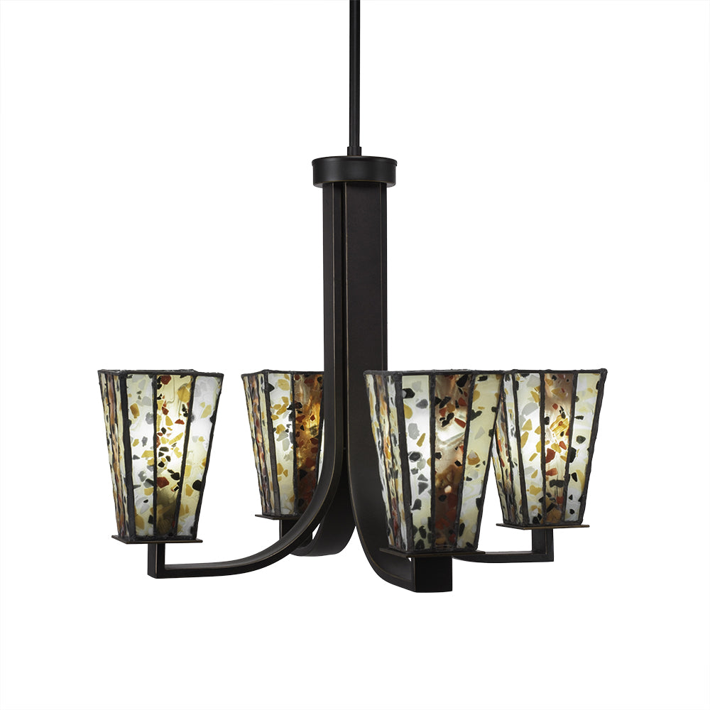 Toltec Apollo 574-dg-9564 Chandelier Light - Dark Granite