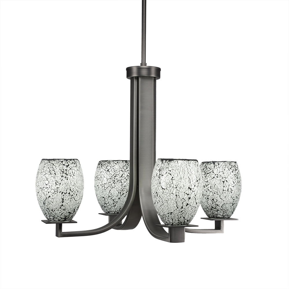 Toltec Apollo 574-gp-4165 Chandelier Light - Graphite