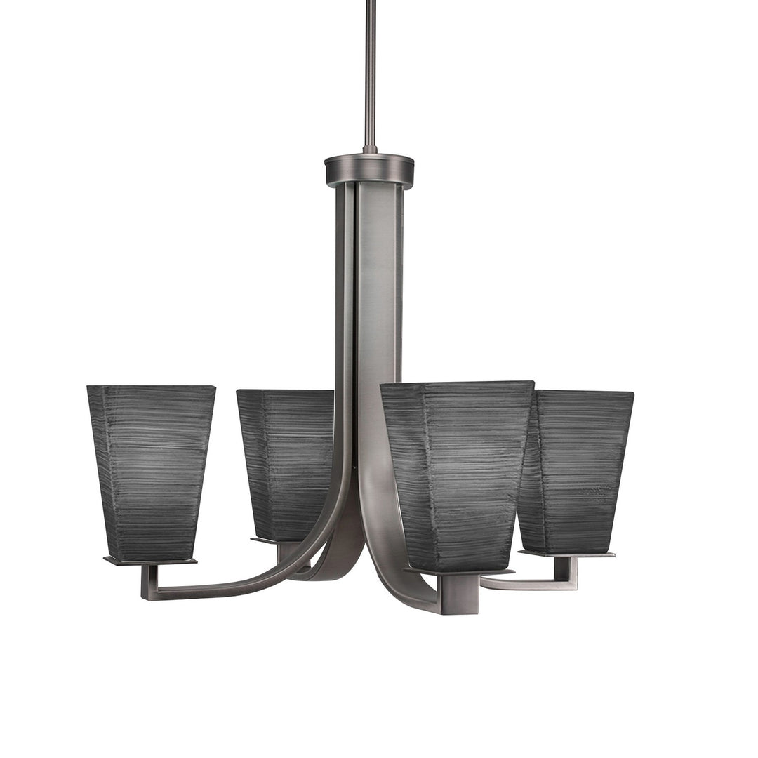 Toltec Apollo 574-gp-672 Chandelier Light - Graphite