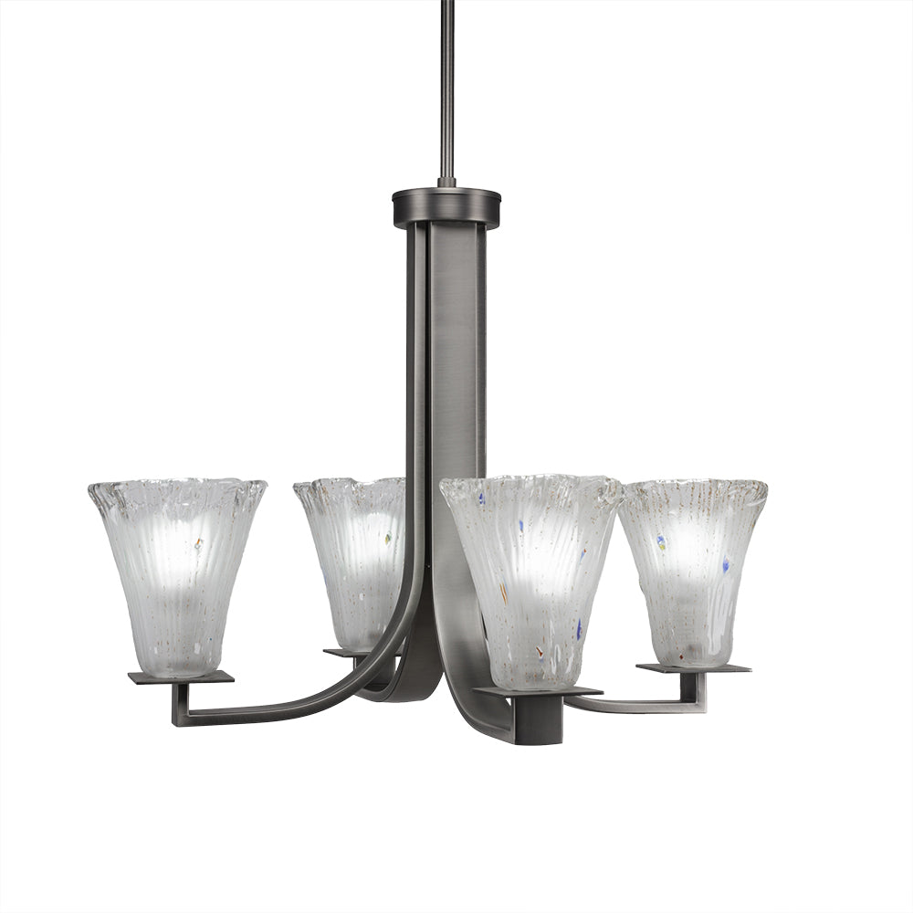 Toltec Apollo 574-gp-721 Chandelier Light - Graphite