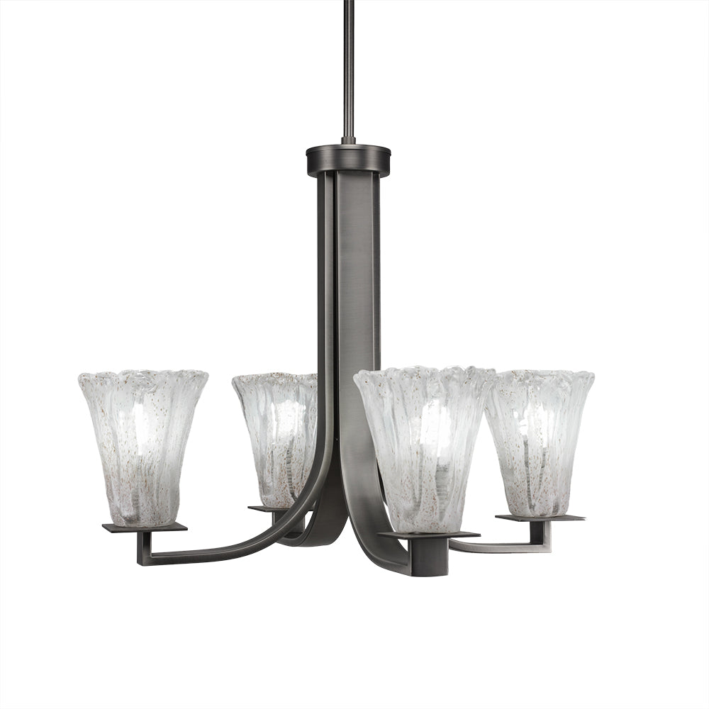 Toltec Apollo 574-gp-729 Chandelier Light - Graphite